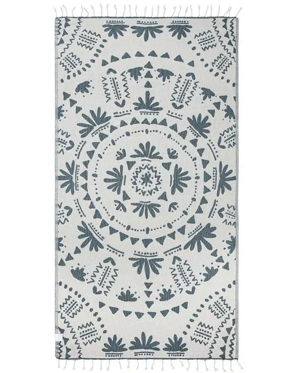 Alternative view of Boho Ocean Teal | Sand Cloud