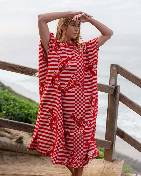 Lobster Hooded Poncho | Sand Cloud