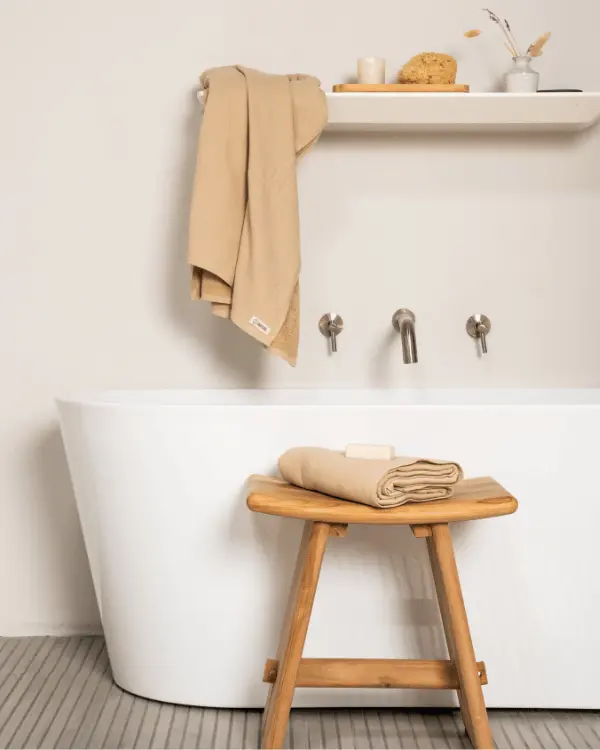 Terra Fringeless XL Bath Bundle - Sand - 2 Pack | Sand Cloud - Image 4