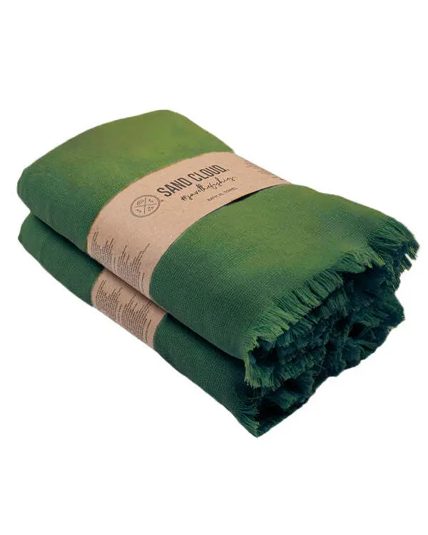 Terra XL Bath Bundle 2 Pack - Green | Sand Cloud