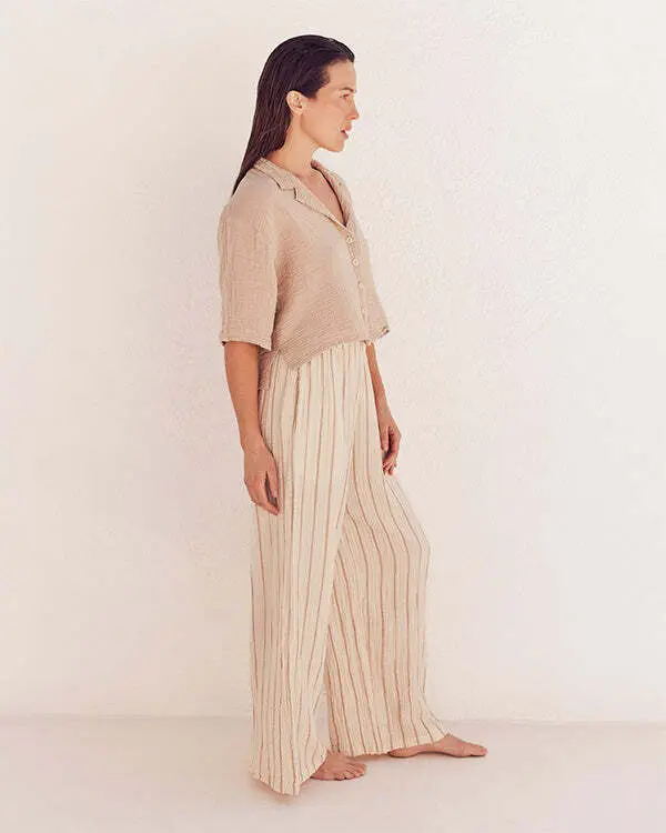 Sagar Gauze Crop Shirt - Pant Set | Sand Cloud - Image 6