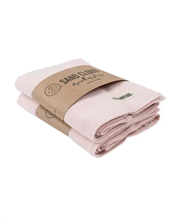 Terra Fringeless Hand Bath Bundle 2 Pack - Calcite Pink | Sand Cloud - Image 3