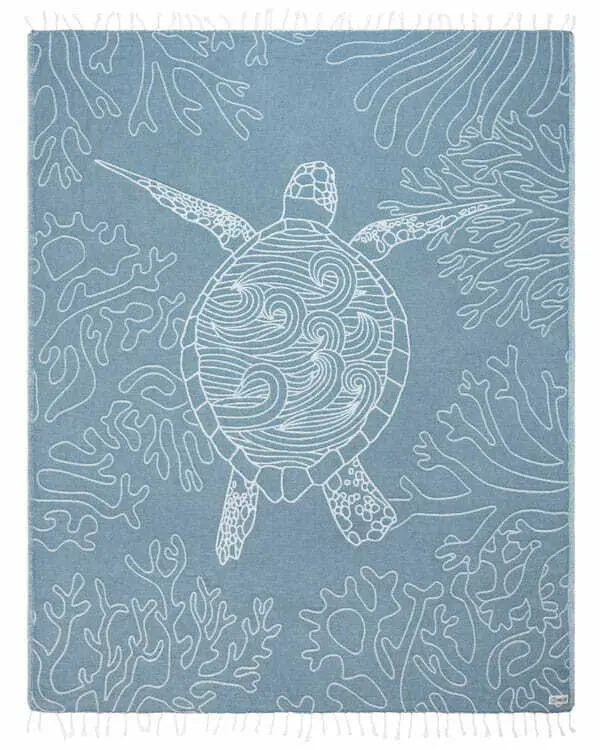 Sea Turtle Reef Deep Ocean - Large | Sand Cloud
