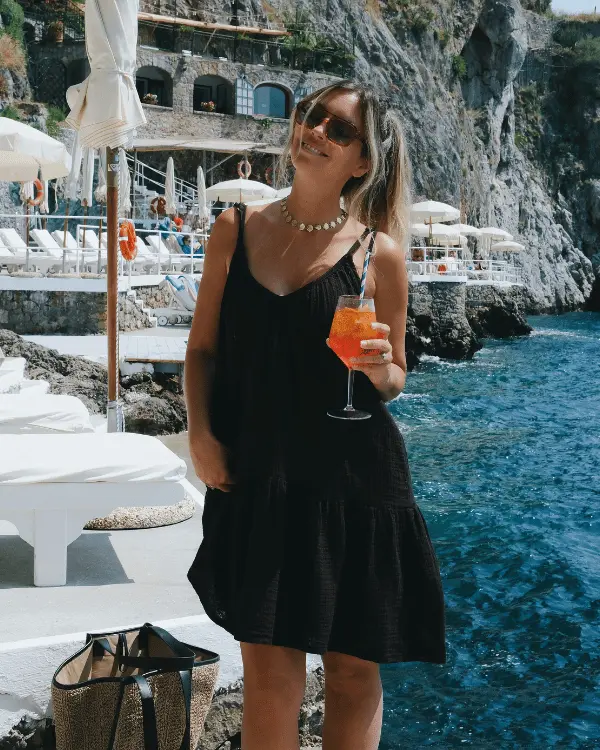Alternative view of Baga Gauze Slip Dress | Sand Cloud