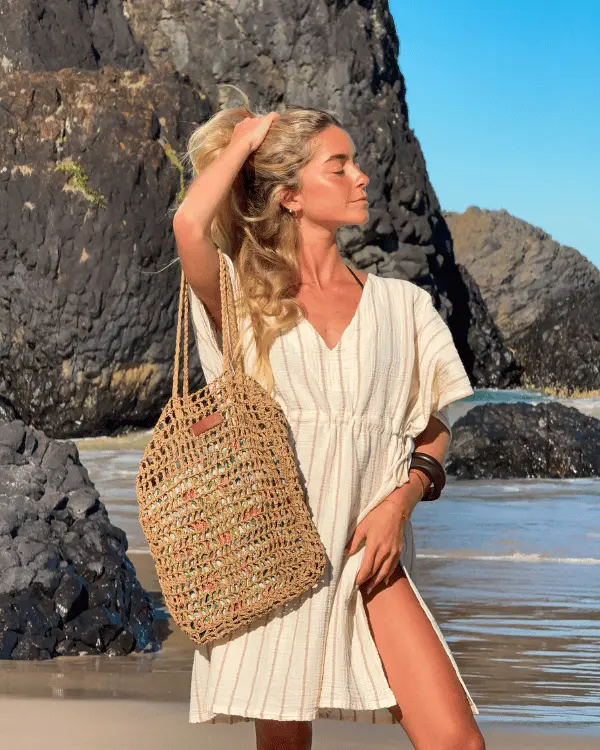Alternative view of Mandvi Gauze Cover Up | Sand Cloud