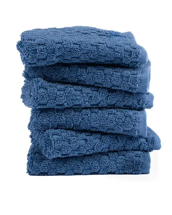 Alternative view of Atom Washcloth Bath Bundle - Slate Blue - 6 Pack | Sand Cloud