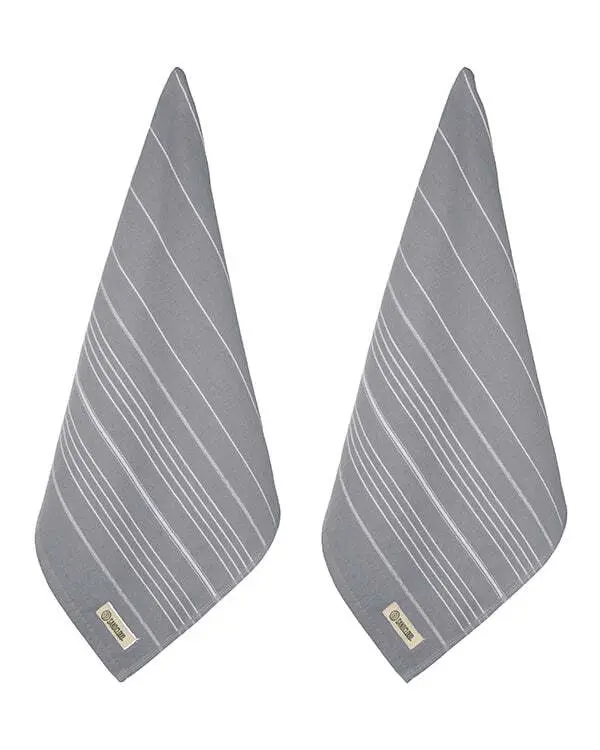 Classic Fringeless Hand Bath Bundle 2 Pack - Grey | Sand Cloud - Image 4