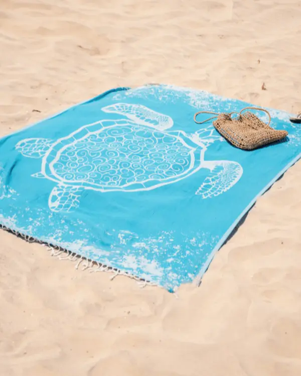 Alternative view of Crush Turtle Teal XL | Sand Cloud
