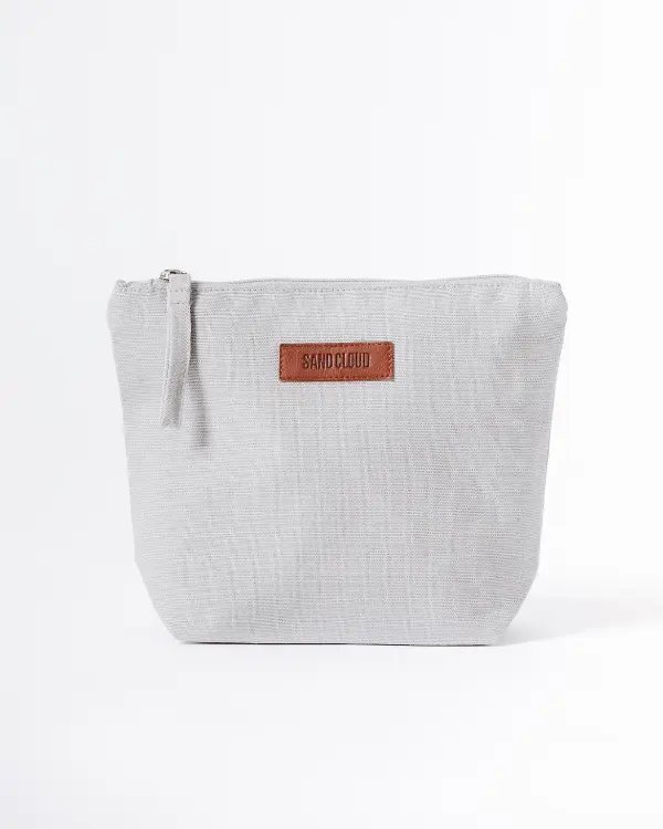 Patnem Zipper Pouch Grey | Sand Cloud