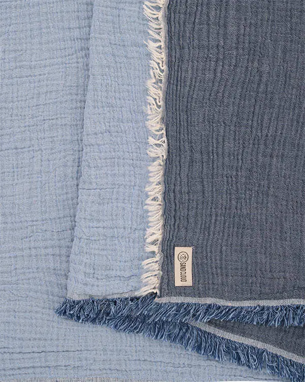 Senna Melange PARTY BLANKET Indigo - King | Sand Cloud - Image 5