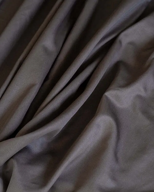 Alternative view of Luxe Sateen Fitted Sheet Steel Grey | Sand Cloud