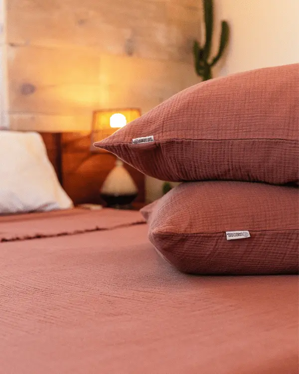 Alternative view of Sonoran Pillow Case 2 Pack - Terracotta | Sand Cloud