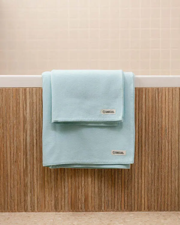 Alternative view of Terra Fringeless XL Bath Bundle - Seaglass | Sand Cloud