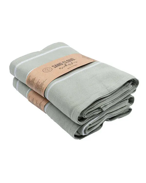 Classic Fringeless XL Bath Bundle 2 Pack - Sage | Sand Cloud