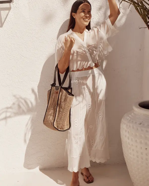 Costa Rica Straw Tote | Sand Cloud - Image 3