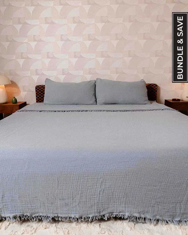 Grey Bedding Set - King | Sand Cloud