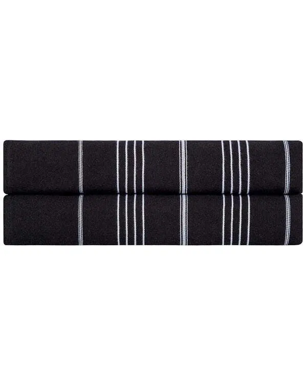 Alternative view of Classic Fringeless XL Bath Bundle - Black - 2 Pack | Sand Cloud
