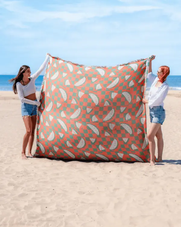 Melon Checker - PARTY BLANKET | Sand Cloud - Image 6