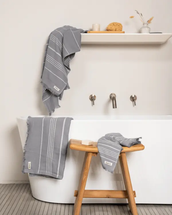 Alternative view of Classic XL Bath Bundle - Grey | Sand Cloud