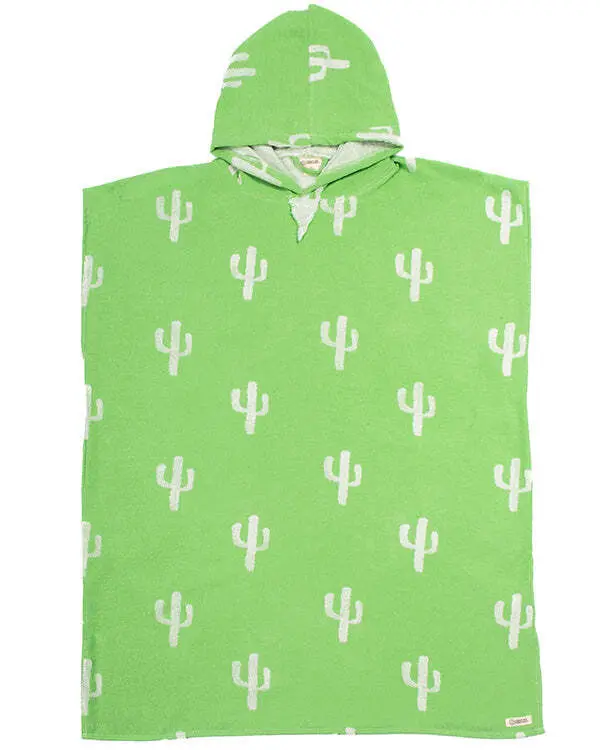Cactus Hooded Poncho | Sand Cloud