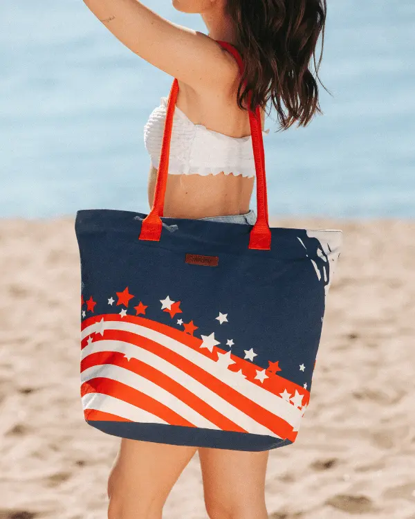 Alternative view of American Beach Tote | Sand Cloud