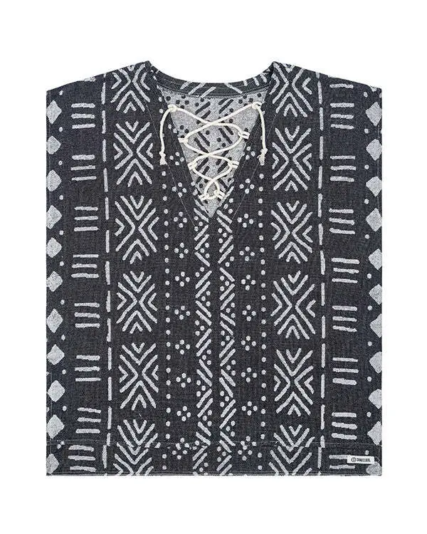 Alternative view of Adobe Mudcloth Cover Up Black | Sand Cloud