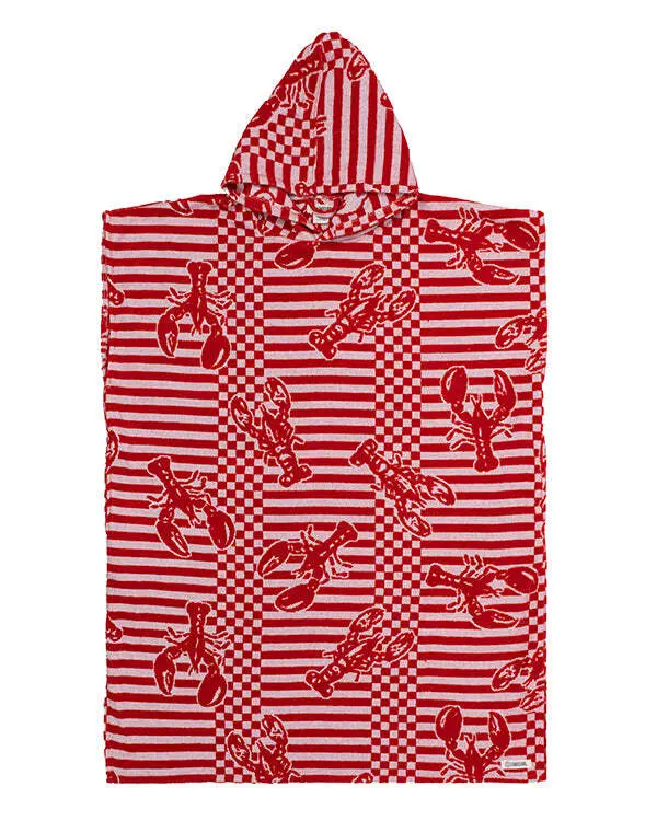 Alternative view of Lobster Hooded Poncho | Sand Cloud