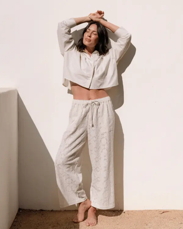 Kai Lace Crop Pant | Sand Cloud - Image 5