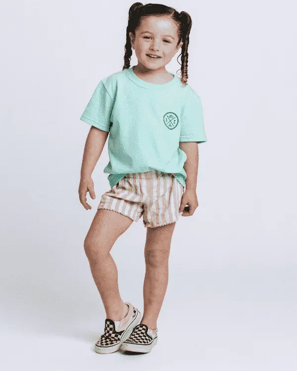 SC Whale Tail Kids Tee - Soft Mint | Sand Cloud - Image 4