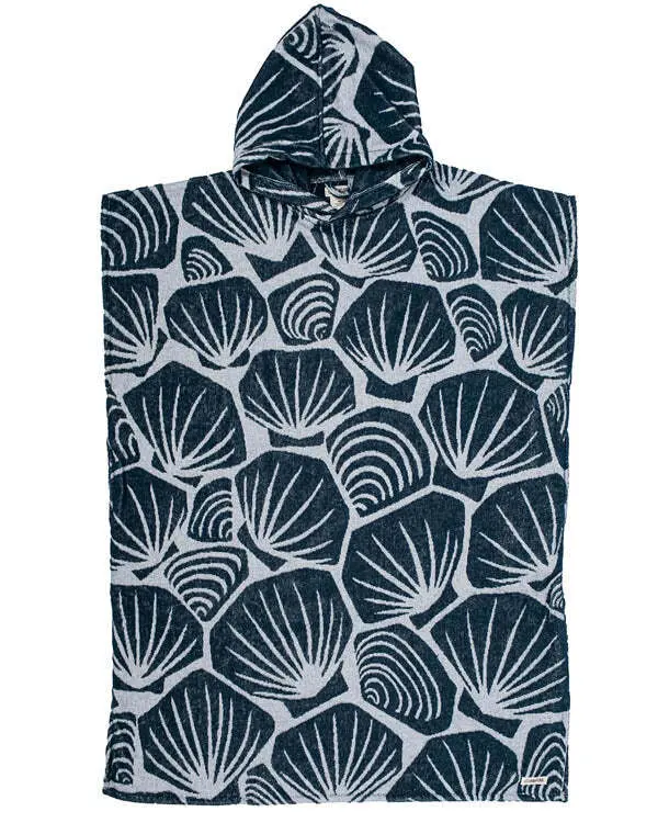 Alternative view of Shells Hooded Poncho | Sand Cloud