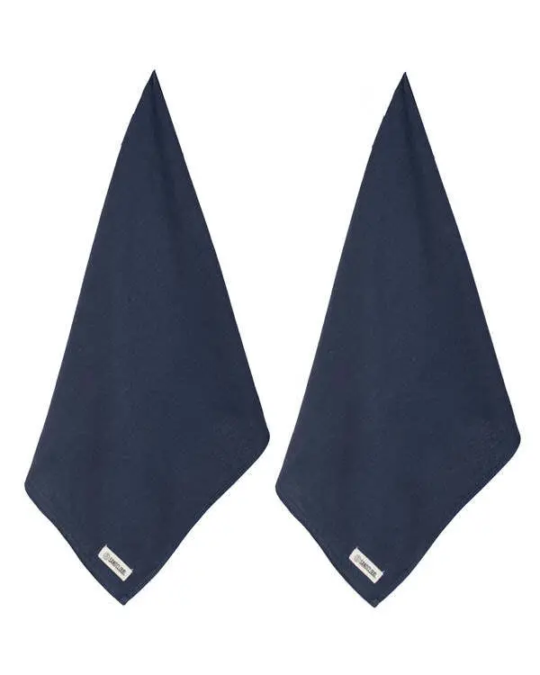Terra Fringeless XL Bath Bundle - Navy | Sand Cloud - Image 5