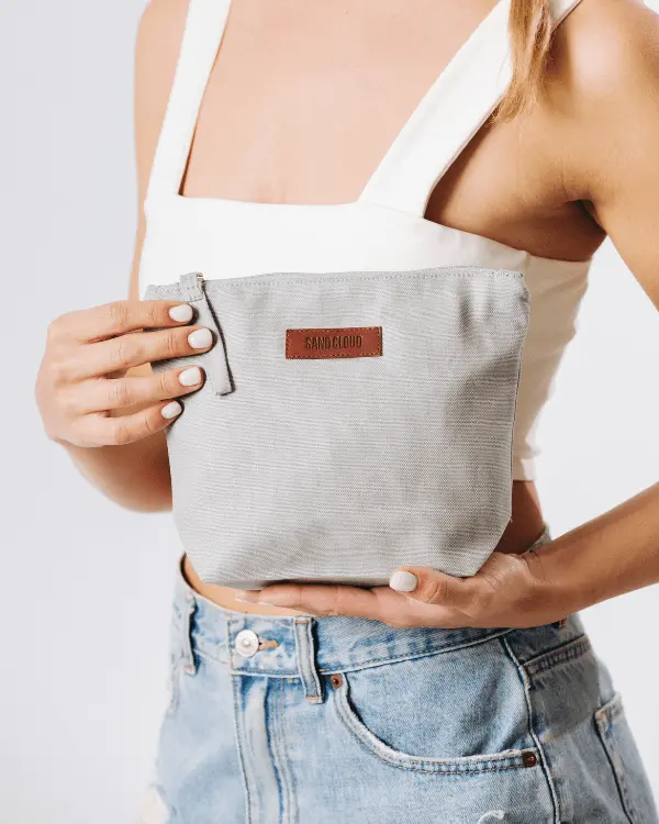 Patnem Zipper Pouch Grey | Sand Cloud - Image 3