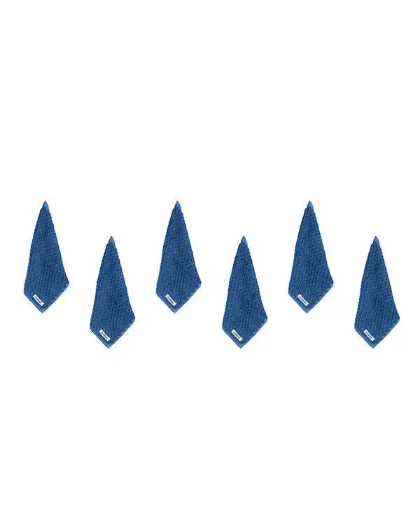 Atom Washcloth Bath Bundle - Slate Blue - 6 Pack | Sand Cloud - Image 4
