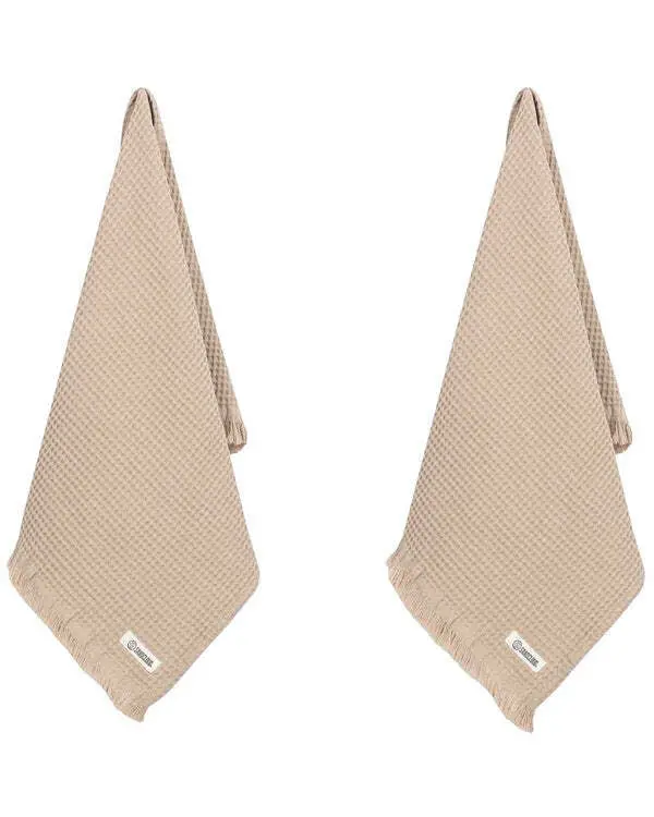 Micro Waffle Hand Bath Bundle - 2 Pack - Sand | Sand Cloud - Image 6