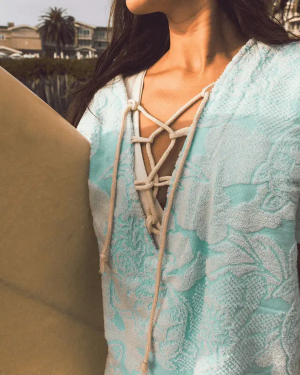 Alternative view of Floral Turtle Cover Up | Sand Cloud
