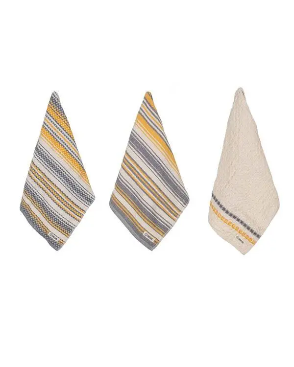 Saffron Stripe Kitchen Towel Bundle - Assorted 3 Pack | Sand Cloud - Image 6