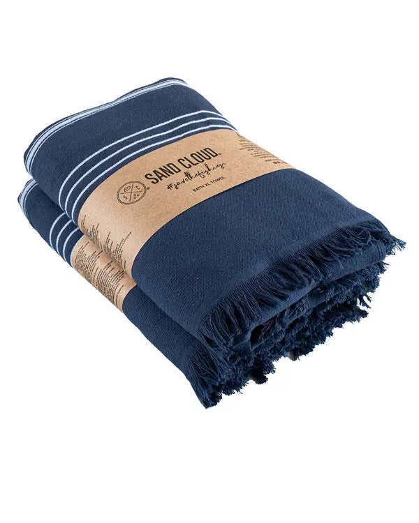 Classic XL Bath Bundle 2 Pack - Navy | Sand Cloud