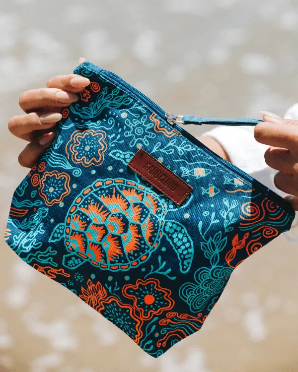 Reef Turtles Zipper Pouch | Sand Cloud - Image 3